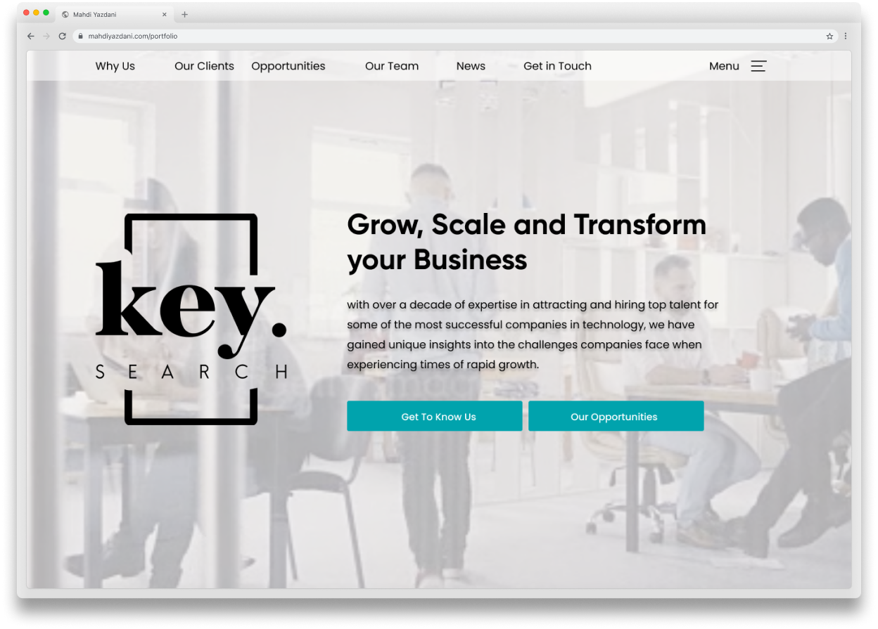 KeySearch website screenshot